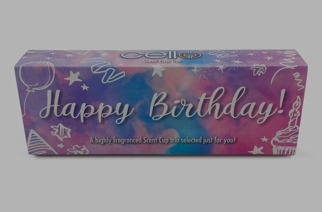 Cello Scent Cup Trio — Highly Fragranced Candle Gift Set