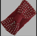 Winter Red Pearl Headband