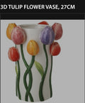 3D Tulip Flower Vase