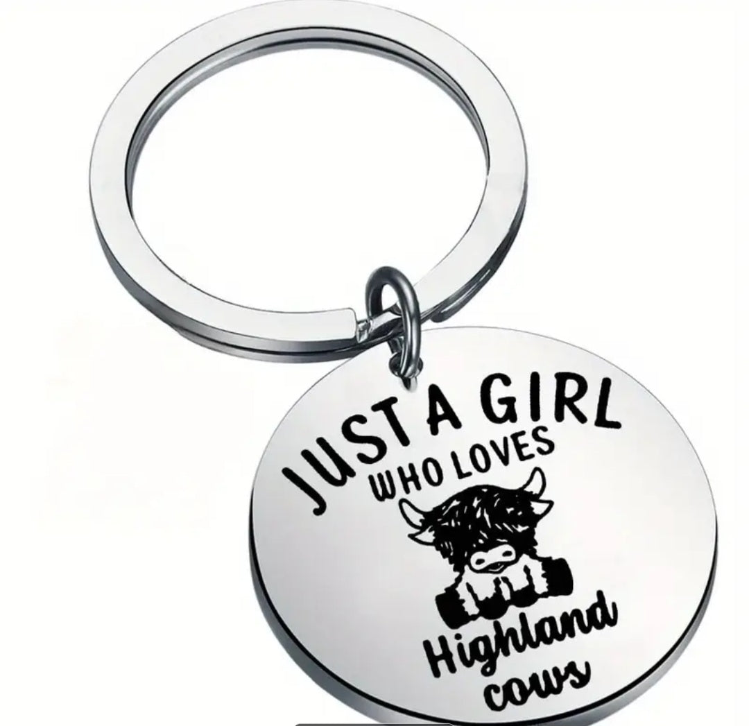 Just A Girl Who Loves Highland Cows