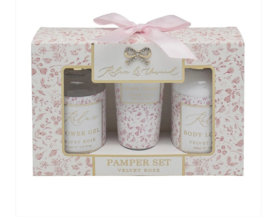 Relax & Unwind Pamper Set — Velvet Rose