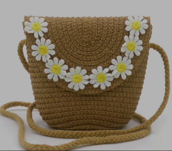 Woven Daisy Bag