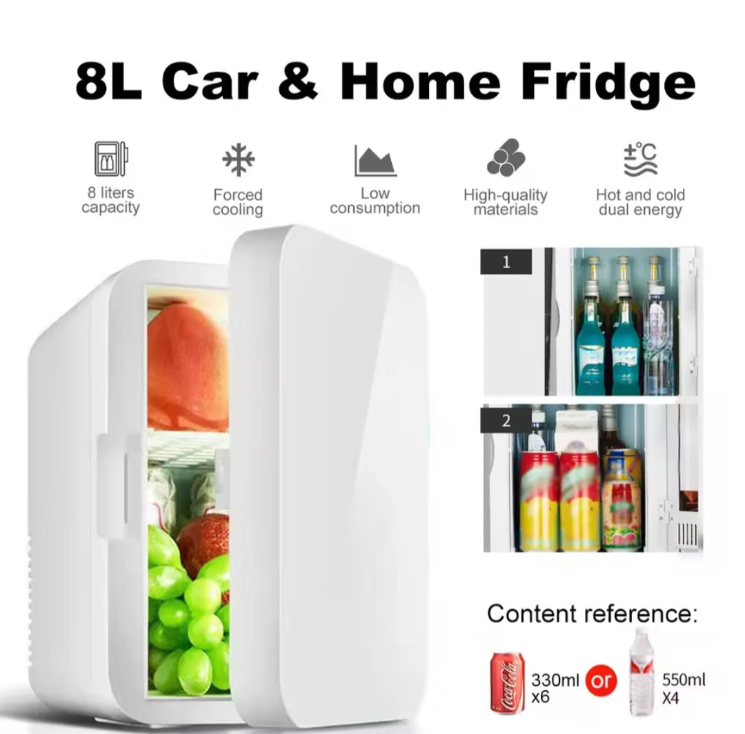 8L Mini Car & Home Fridge