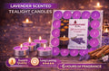 Lavender Scented Tealight Candles – Pack of 20