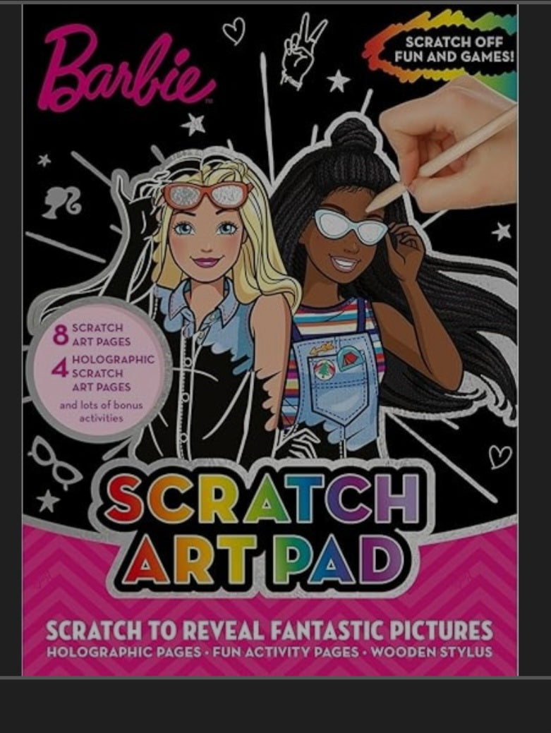 Barbie Scratch Art Pad