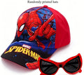 2pc Spiderman Hat & Sunglasses Set