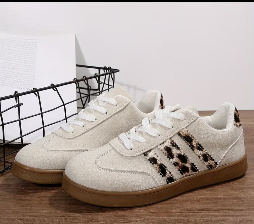 Leopard Print Trainers