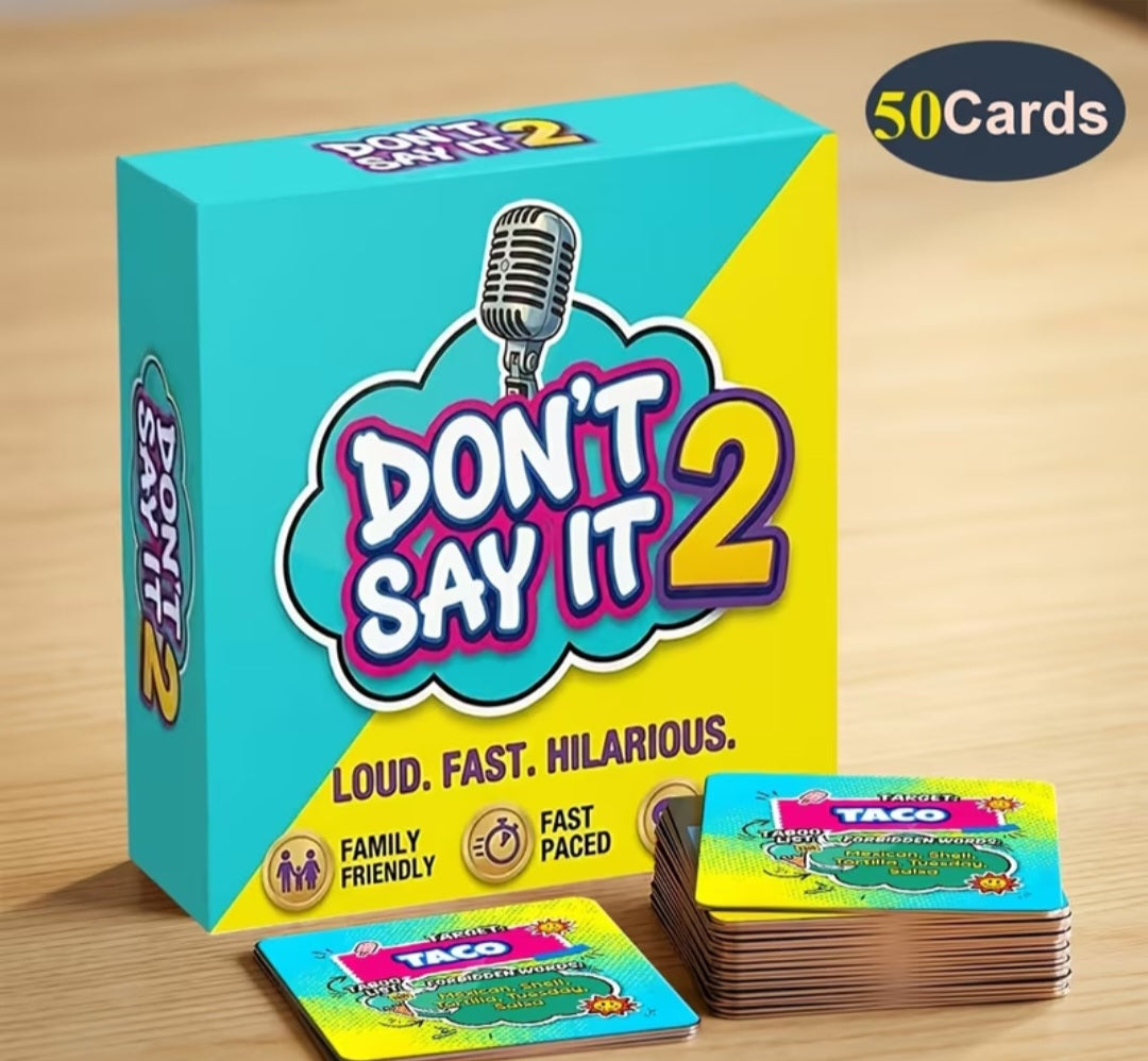 Don't Say It 2 Card Game