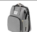 You Are My Sunshine Large Changing Backpack — Grey
