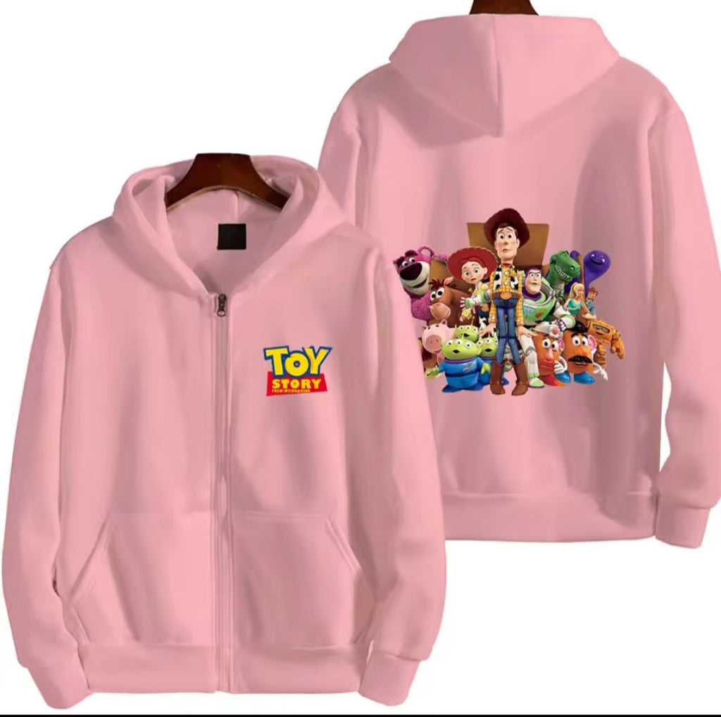 Toy Story zip-up hoodie in pink