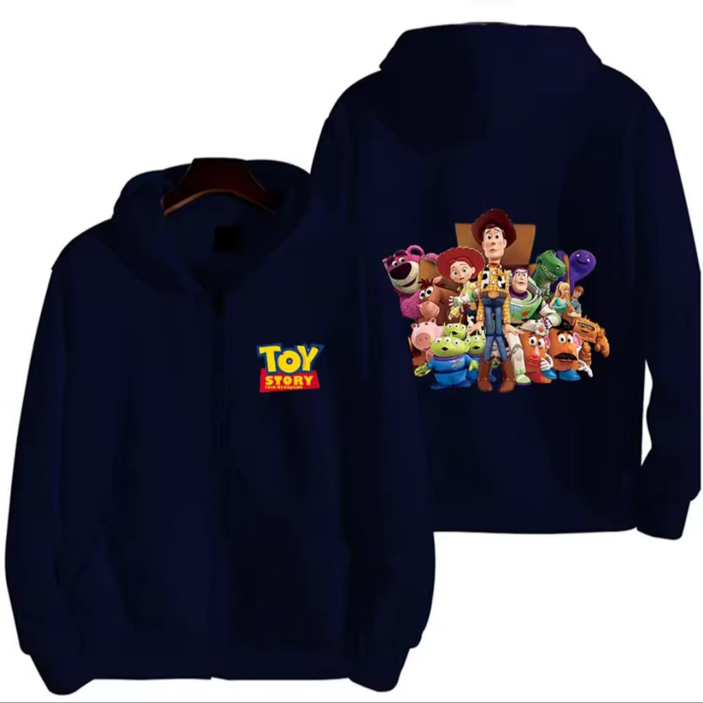 Toy Story zip-up hoodie in navy