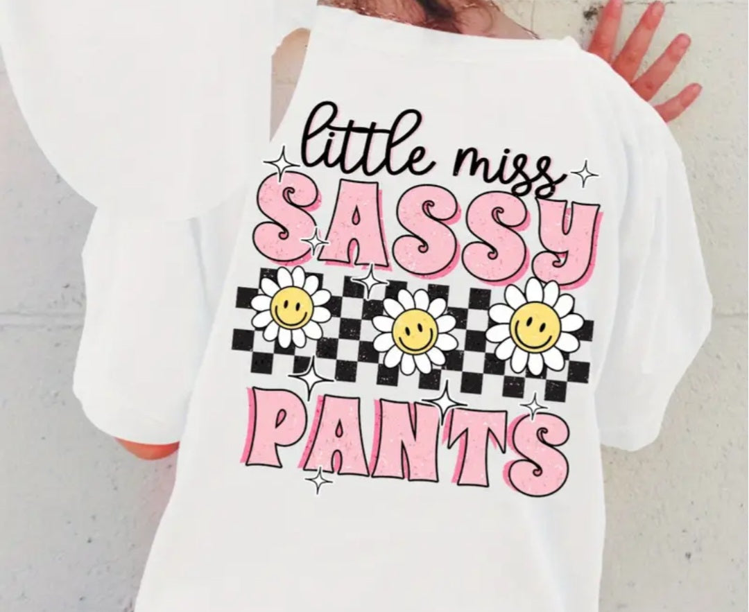 Girls Sassy Pants T-Shirt