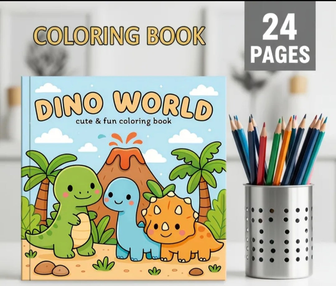 Dinosaur Colouring Book