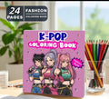 K Pop Colouring Book