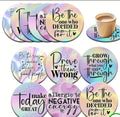 6 Round Coasters Set
