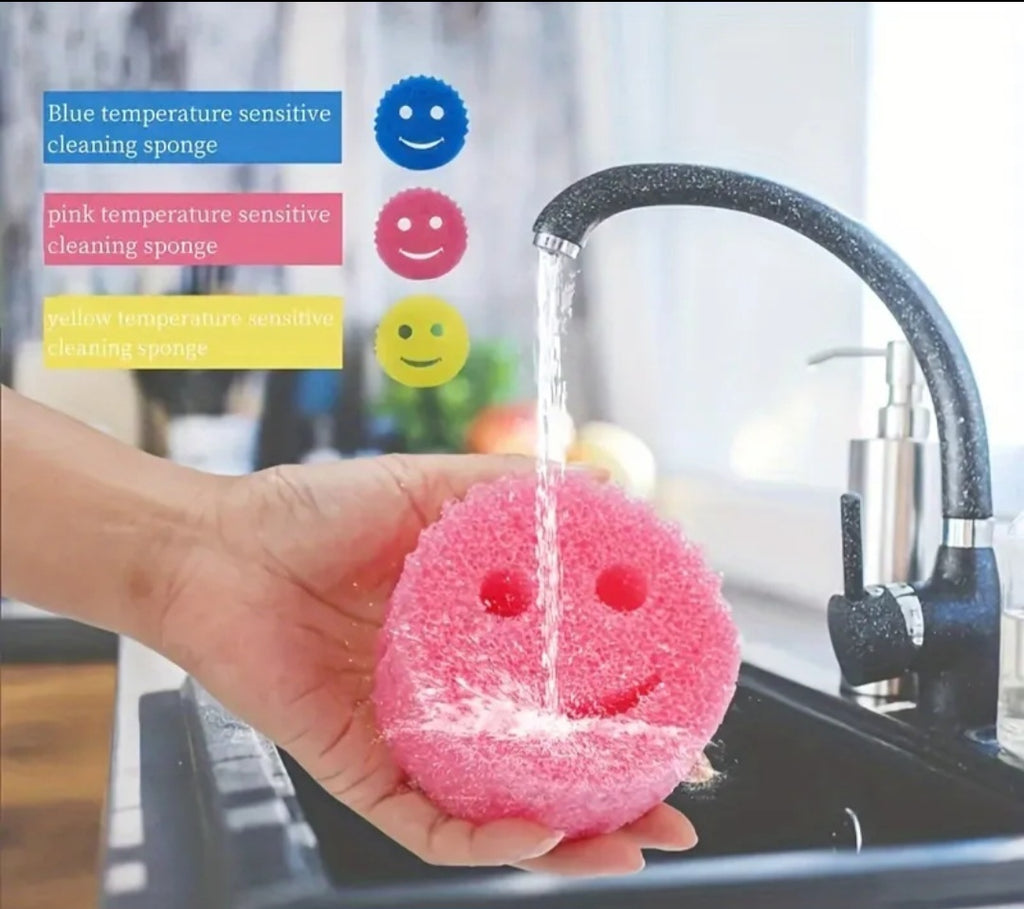 Smiley Face Scrub Pads