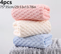 4 Pack Assorted Colour Waffle Towels