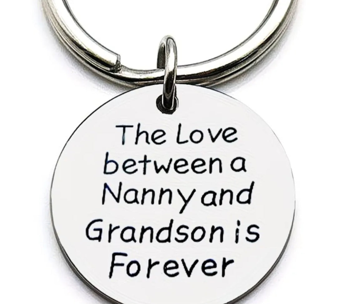 Nanny & Grandson Keyring