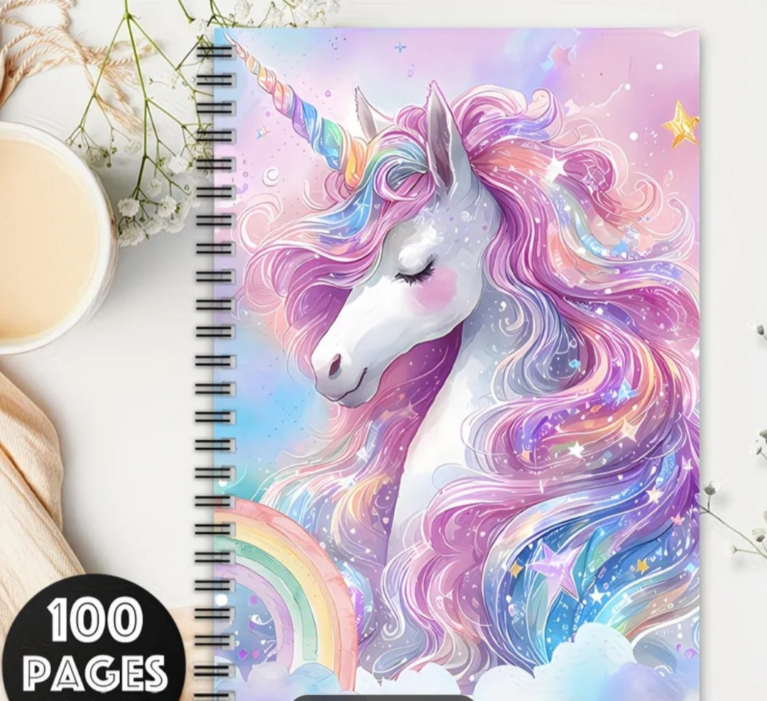 Pastel Unicorn Notebook