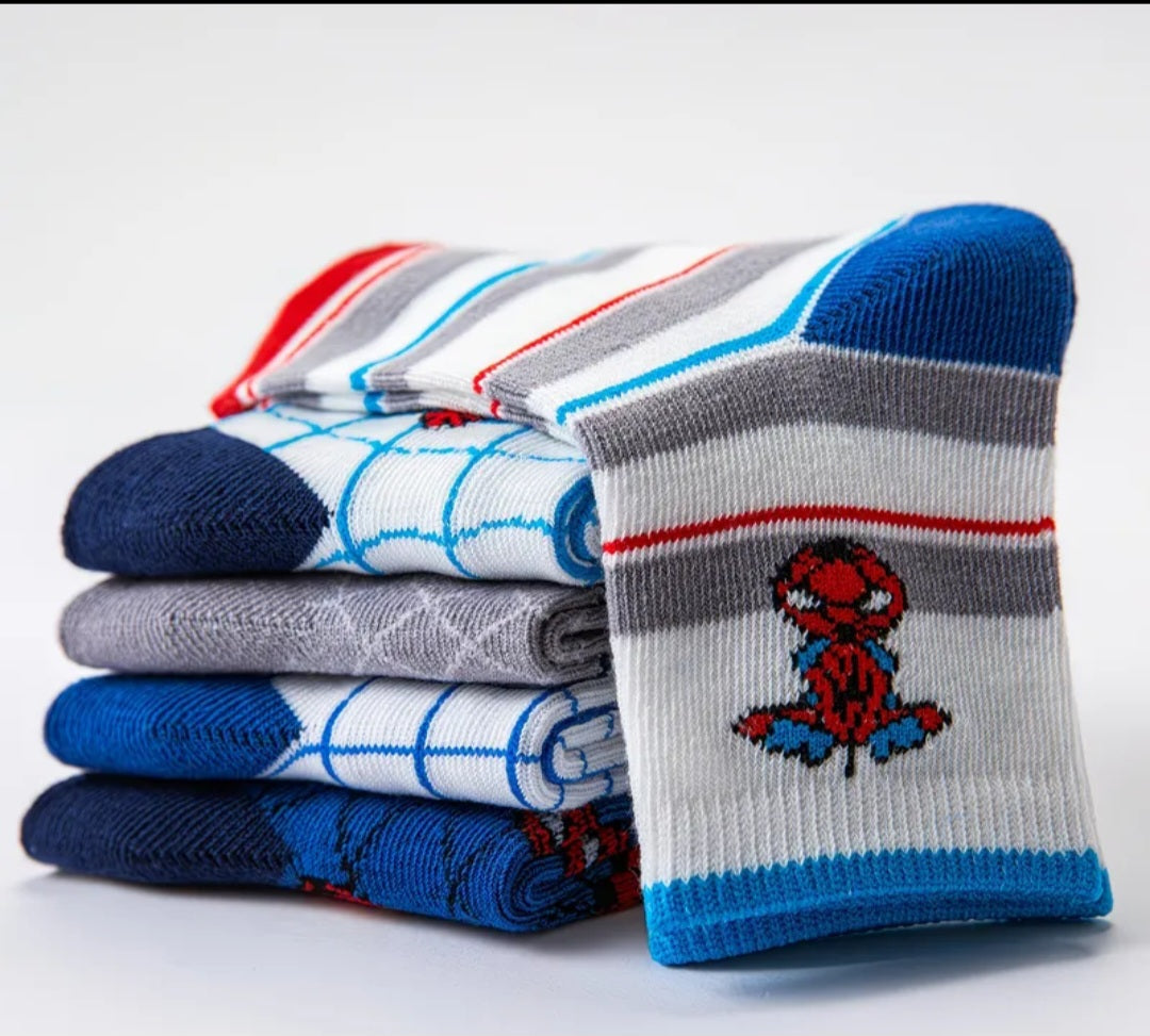 5 Pairs Cartoon Socks