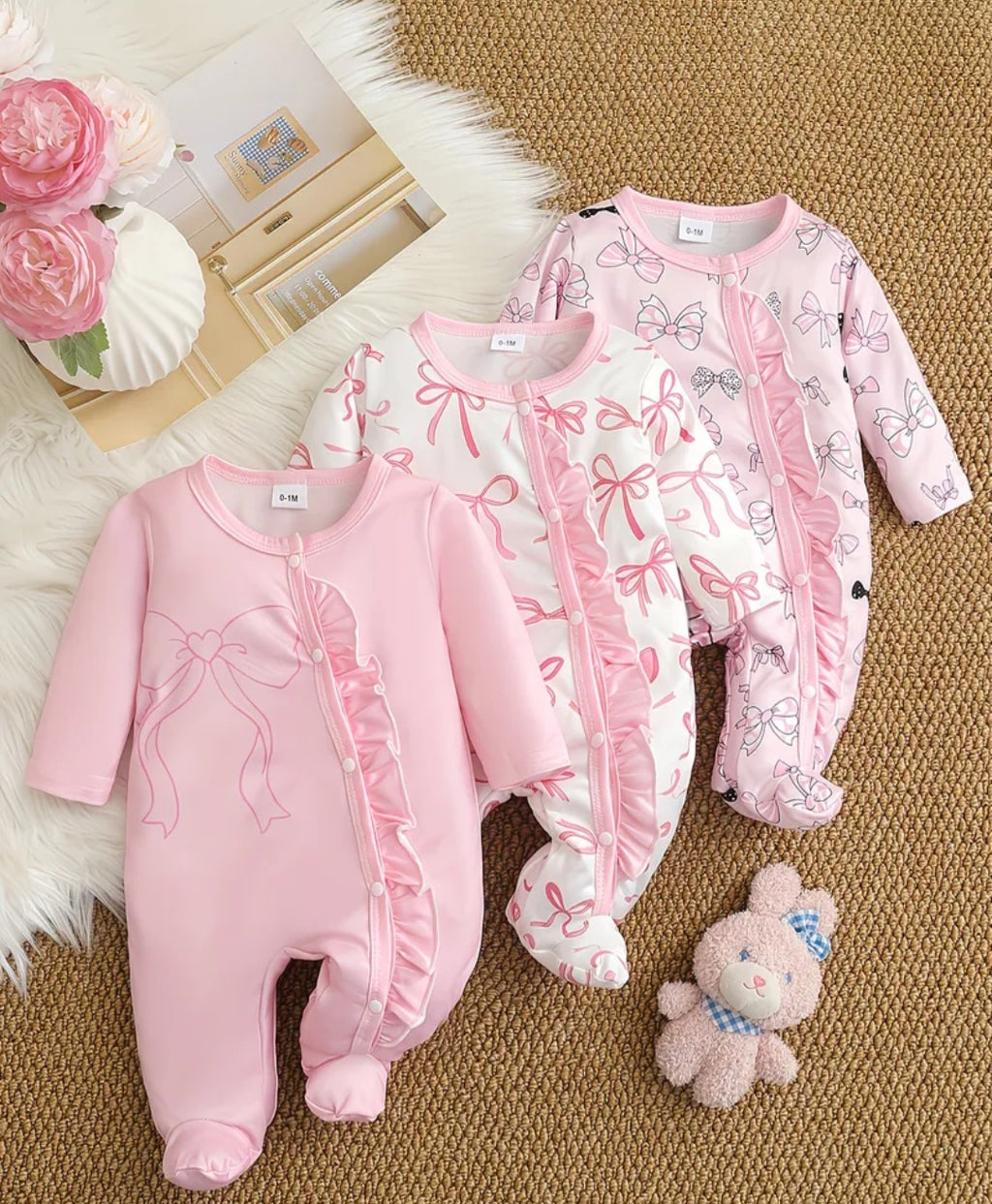 3-Piece Baby Grows Set