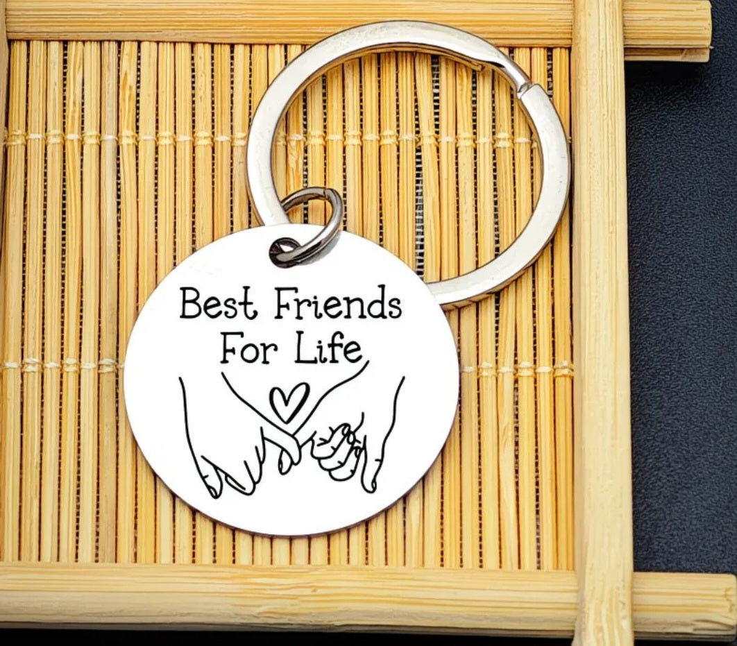 Best Friends For Life Keyring