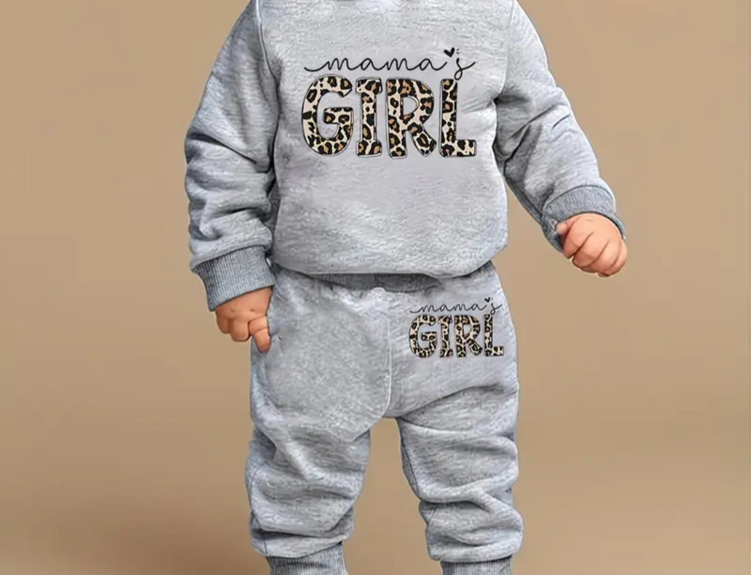 Mama's Girl Tracksuit – Grey (12-18 Months)