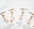 Rabbit Pocket Hug Keyring