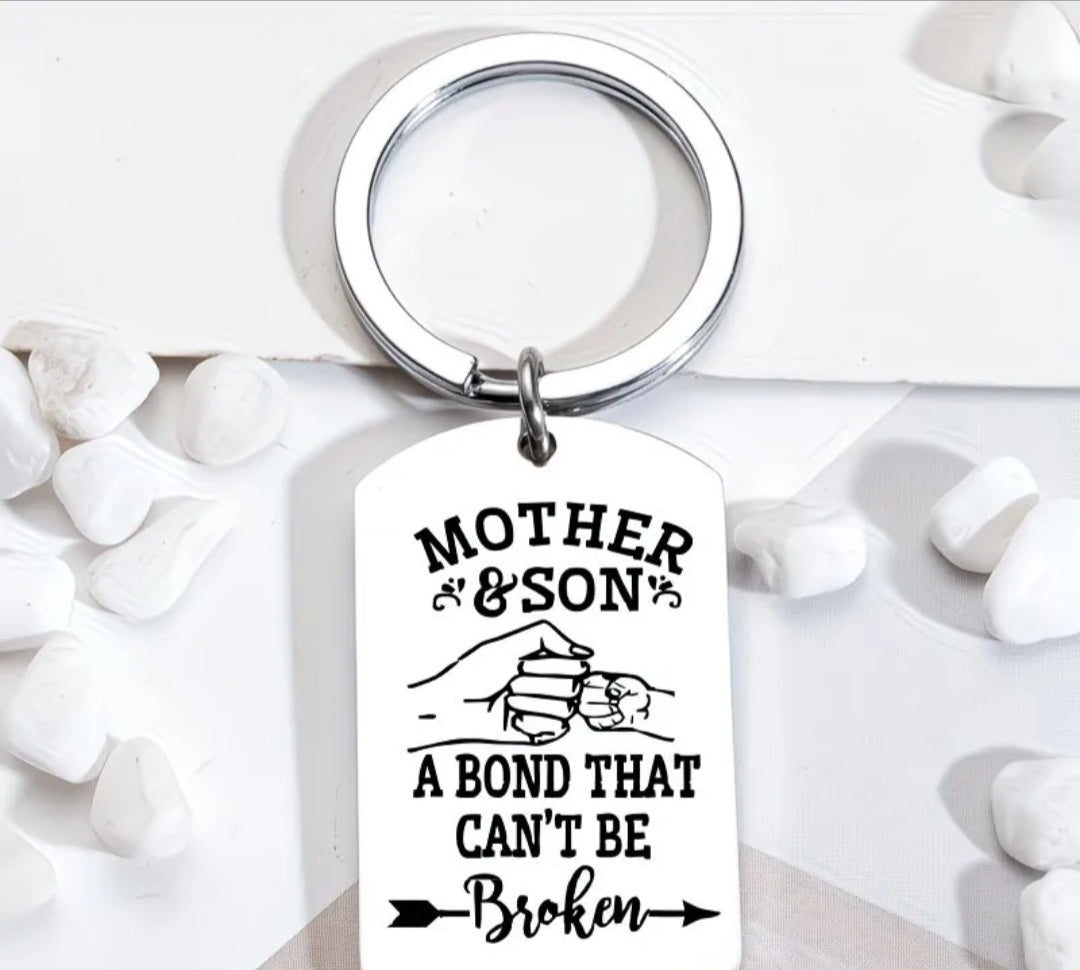 Mother & Son Bond Keyring