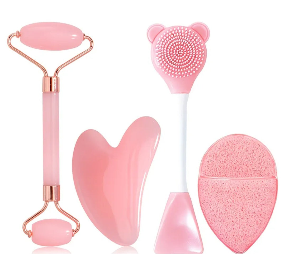 4 Piece Facial Beauty Massage Set