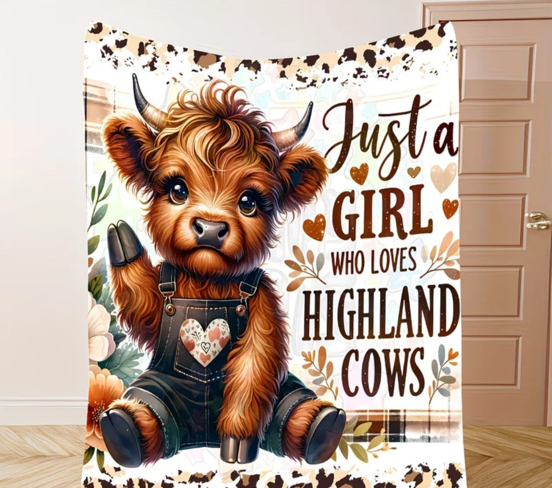 Highland Cow Blanket