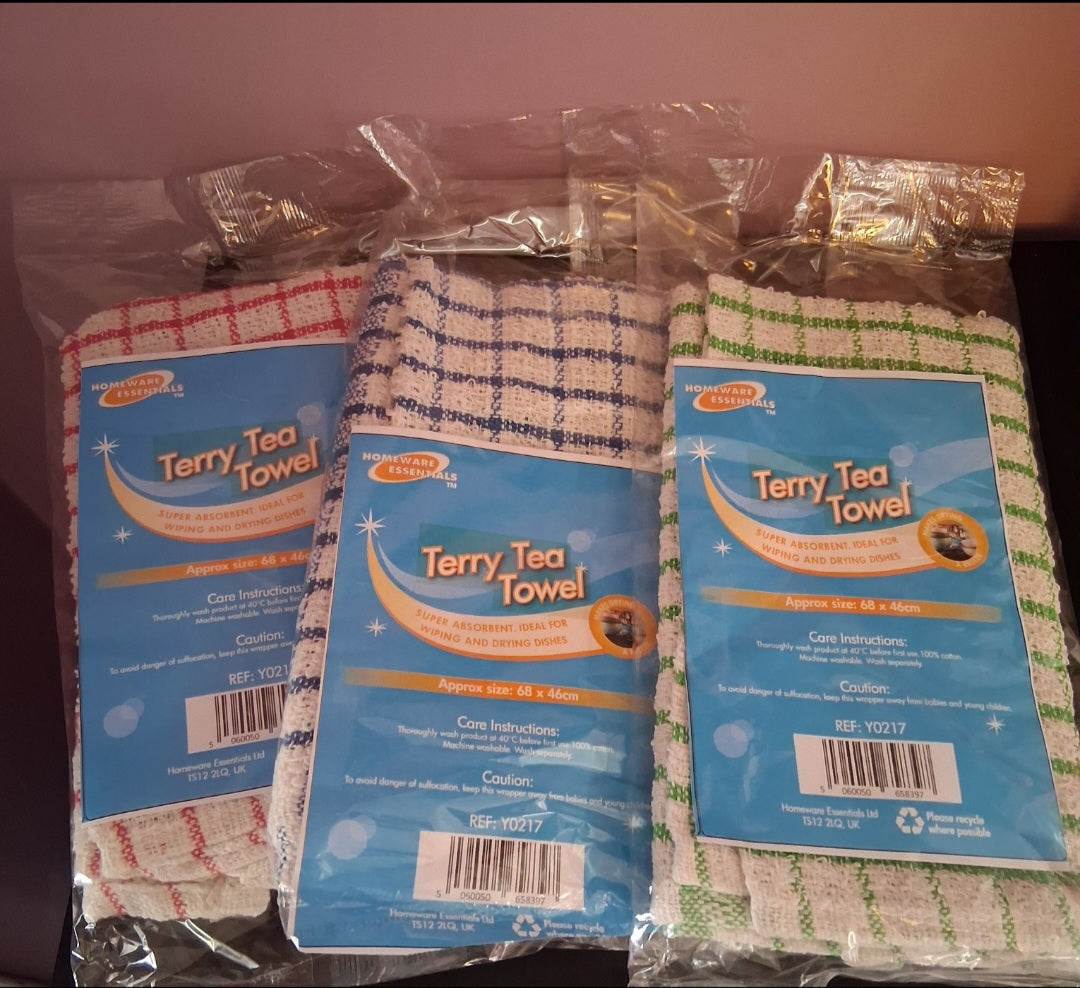 Tea Towels - Pack Of 3