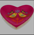 Birds Wooden Heart Trinket Dish