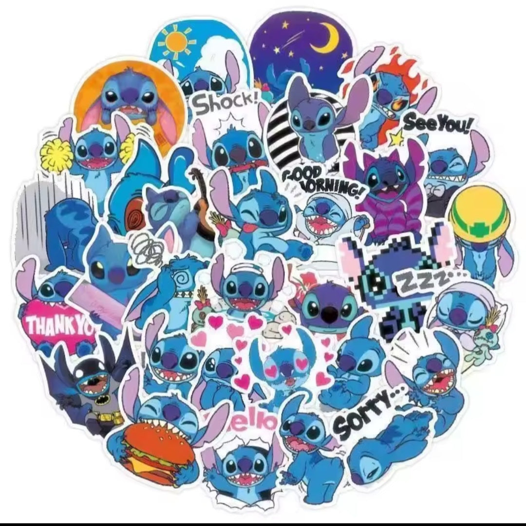 Stitch 100 Stickers