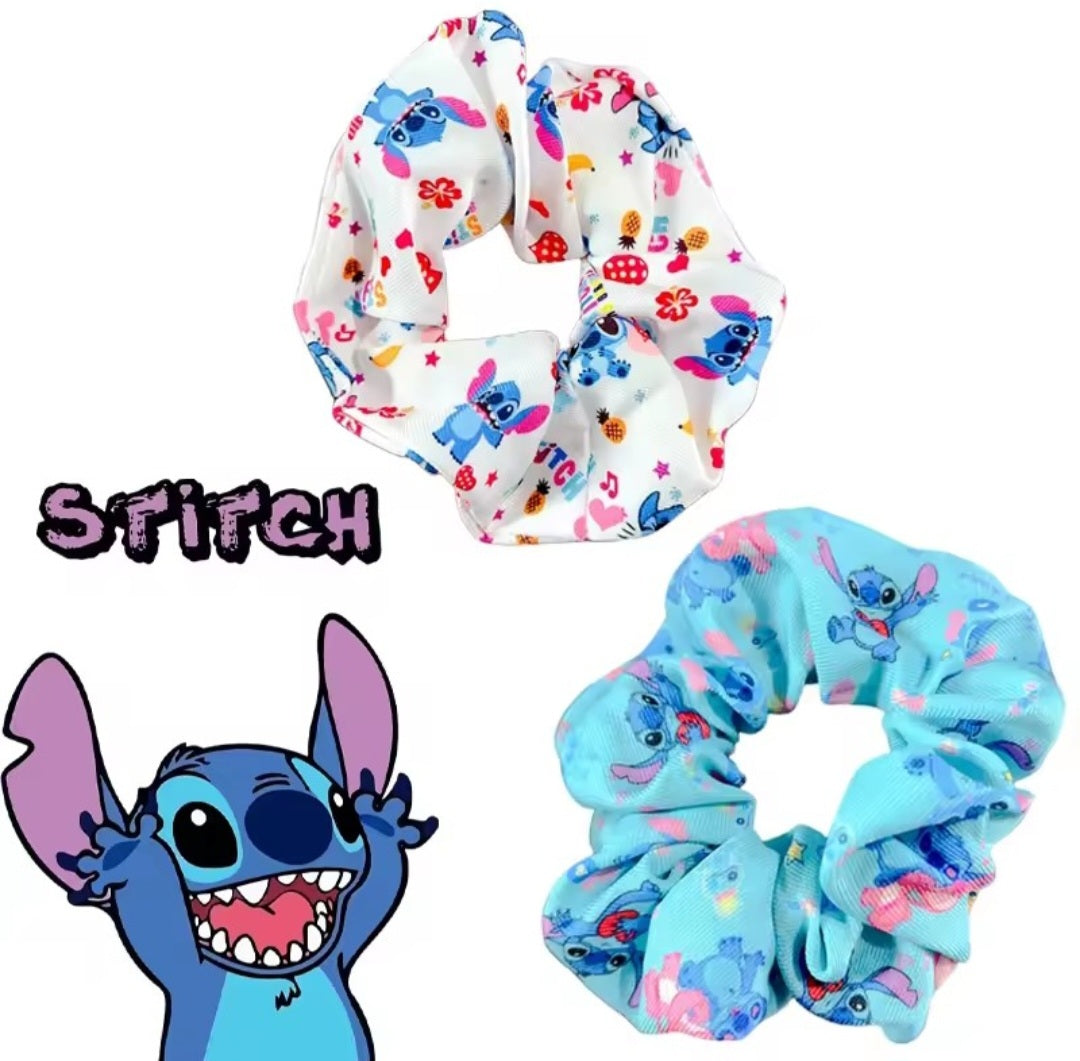 Stitch Scrunchies x2