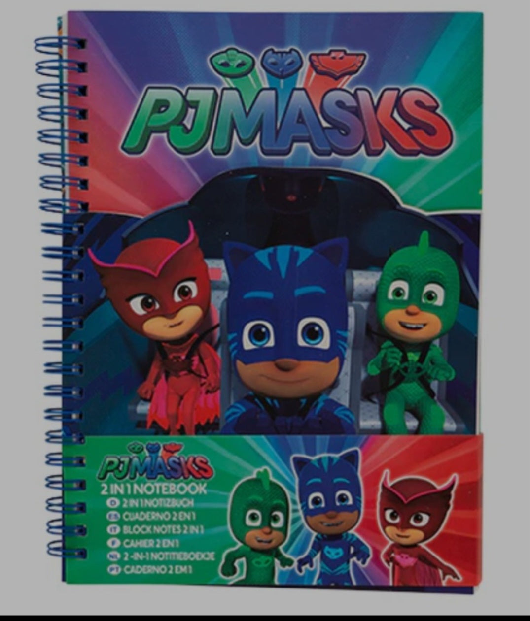 PJ Masks 2 in 1 Notebook