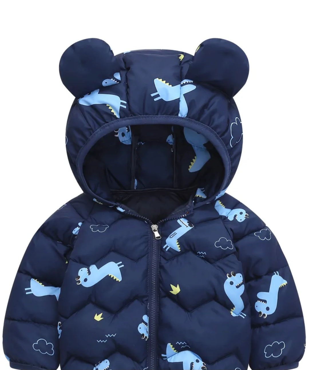 Navy Dino Coat