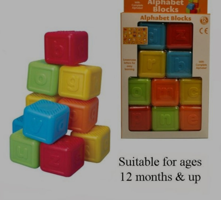 Plastic Alphabet Blocks