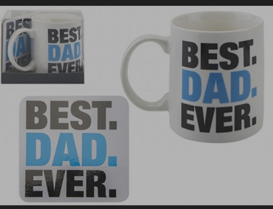 Best Dad Ever Mug & Coaster