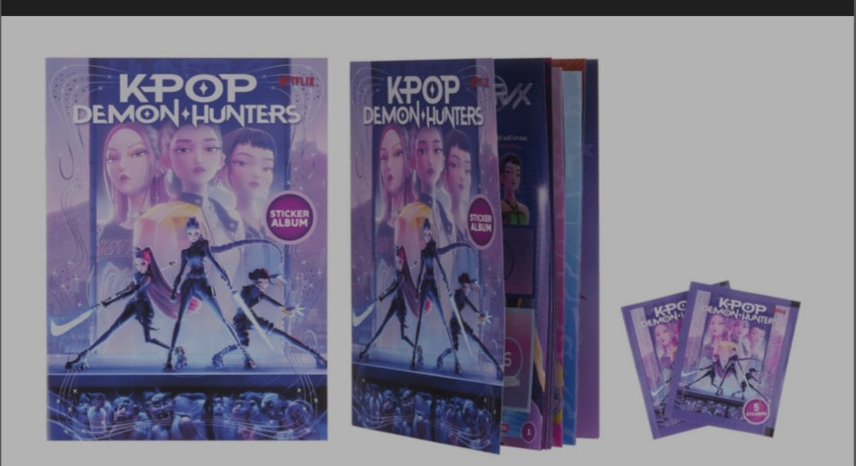 K-Pop Sticker Album with 2 Packs of Stickers
