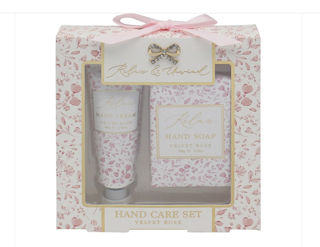Relax & Unwind Hand Care Set — Velvet Rose