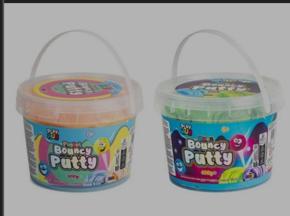 Tub of Bouncing Pastel Putty