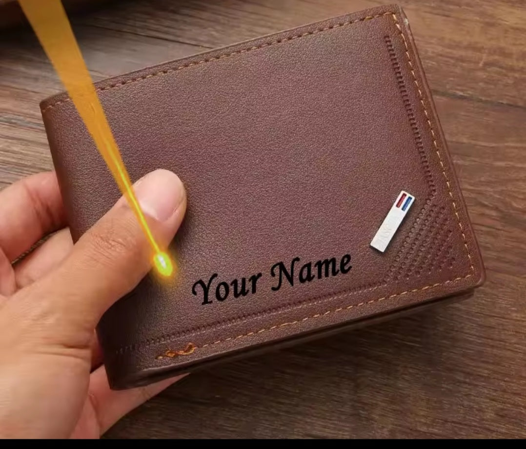 Mens Personalised Wallet