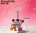 Mickey & Minnie Love Keyring