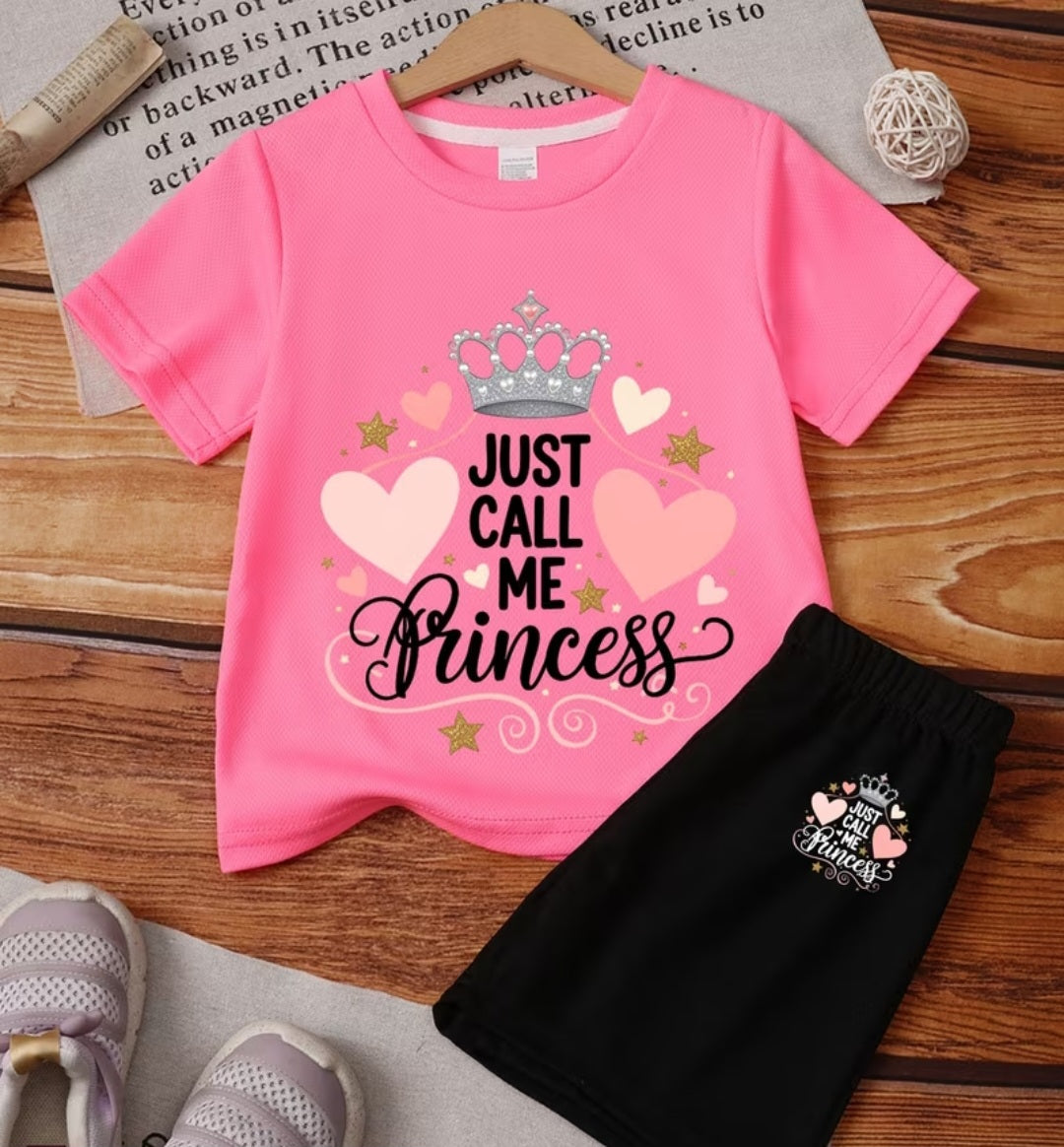 Call Me Princess Shorts and Top