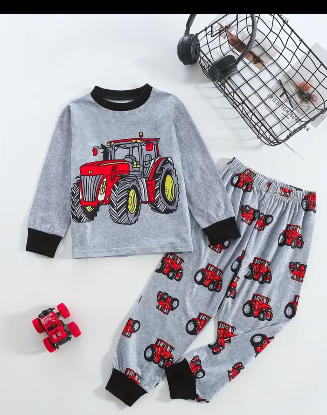 Boys Tractor Pyjamas