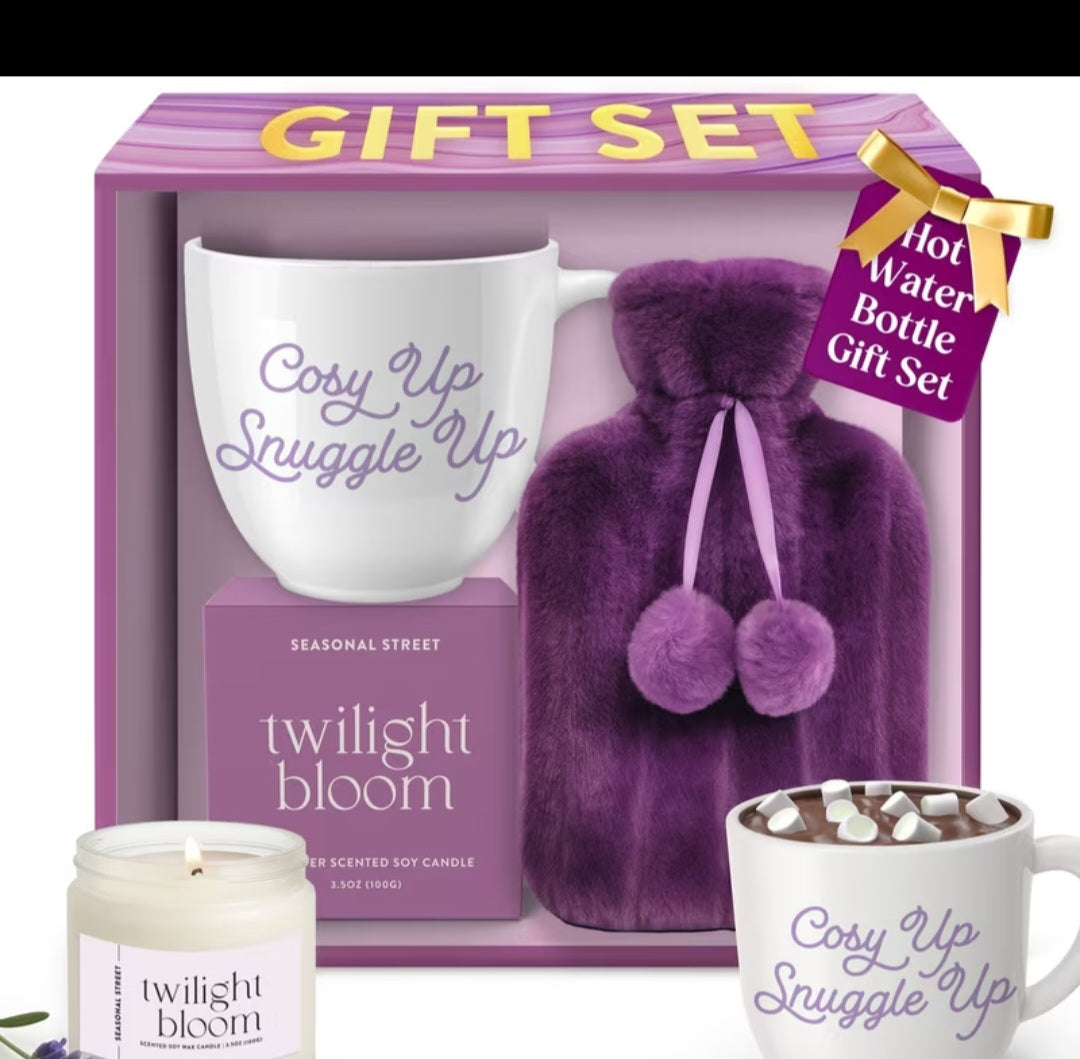 Hot Water Bottle Gift Set