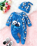 Baby 2 Piece Panda Set - Baby Grow & Hat
