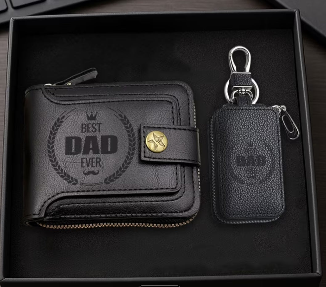 2 Piece Men's Wallet & Keyholder Set
