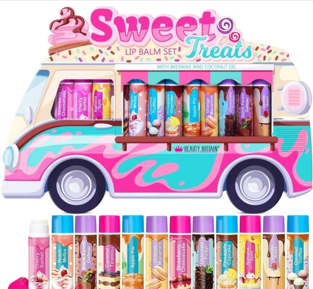 Sweet Treats 12 Piece Lip Balm Set